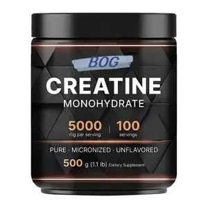 OEM/ODM Pre entrenamiento mejora la creatina monohidrato en polvo para construir músculo 100g