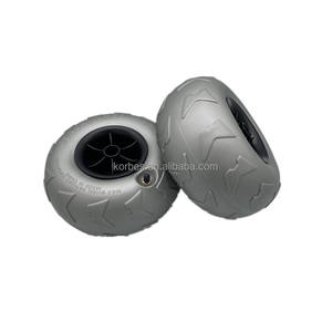 Pneus de <span class=keywords><strong>remorque</strong></span> de bateau gonflable de 9 pouces, roues de <span class=keywords><strong>ballon</strong></span> de chariot de plage pour chariot de plage - Product Image 4