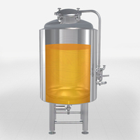 Système de brassage de kombucha 3000L avec PLC et pompe - Équipement de fermentation industriel à haute productivité