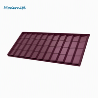 Tuile solaire BIPV haute efficacité 3,2 mm double vitrage 30W, module PV étanche, panneau CdTe pour installation sur toits inclinés