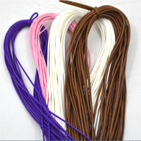 Benang Tali Polyester Berlapis Lilin 1mm untuk Pembuatan Perhiasan, Kerajinan DIY, dan Gelang Makrame