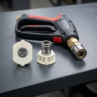 Embout de buse codé par couleur blanc à 40 degrés en acier inoxydable 304 pour le nettoyage de grandes surfaces
