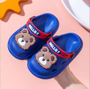 Pantoufles de dessin animé antidérapantes pour enfants été garçons intérieur extérieur semelles souples chaussures de plage antidérapantes pantoufles - Product Image 3
