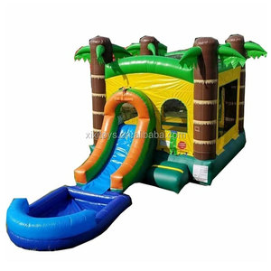 Château gonflable d'extérieur pour enfants, <span class=keywords><strong>aire</strong></span> <span class=keywords><strong>de</strong></span> <span class=keywords><strong>jeux</strong></span> joyeux <span class=keywords><strong>anniversaire</strong></span>, piscine d'été, temps amusant, dans l'arrière-cour - Product Image 4