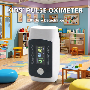 Trẻ em xung <span class=keywords><strong>Oximeter</strong></span> cho trẻ em 1-12 tuổi điện nguồn điện với chức năng RR - Product Image 2