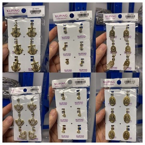 <span class=keywords><strong>Collana</strong></span> con Ciondolo alla Moda XUPING per Donna e Uomo, Placcata in Oro 14K con Charms a Forma di <span class=keywords><strong>Gufo</strong></span>, Stella, Luna, Cuore, Mano di Hamsa e Zirconi - Product Image 5