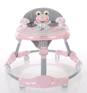 Pink Frog baby Walker 6-18 mesi ragazza tesoro maschile carrello multifunzionale per bambini pieghevole anti-O-leg rollover - Product Image 6
