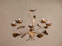 Lustre créatif et élégant à branches et feuilles tourbillonnantes pour salon, salle à manger, îlot de cuisine, bar, chambre à coucher, décoration intérieure
