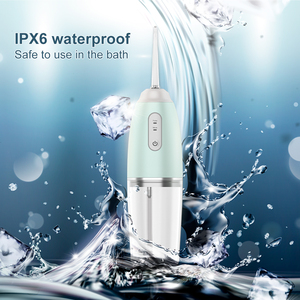 Irrigador Bucal Portátil Inalámbrico TAHATH, Limpiador Dental Recargable para Viajes, Limpiador de Dientes Eléctrico Impermeable IPX6 - Product Image 4