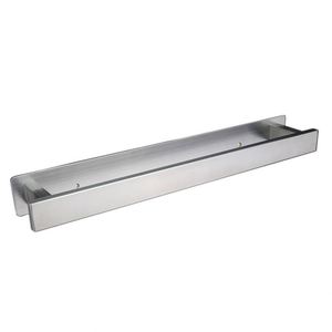 WEKIS Single <b>Wall</b>-Mounted Aluminum Towel Holder with Heater Chrome Finish Self Adhesive Towel Rack Bathroom <b>Rail</b> Bar Drilling - Product Image 1