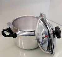 Autocuiseur commercial en alliage d'aluminium de 9 litres à cuisson rapide fond industriel poli ustensiles de cuisine en métal bon marché