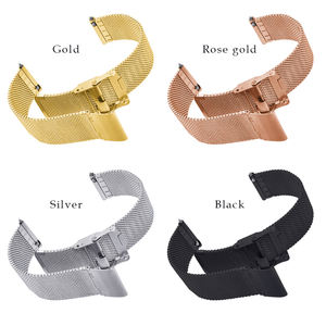 JUELONG <span class=keywords><strong>Bracelet</strong></span> de montre en métal 18mm 20mm 22mm <span class=keywords><strong>Bracelet</strong></span> de montre en <span class=keywords><strong>maille</strong></span> d'acier inoxydable à dégagement rapide - Product Image 6