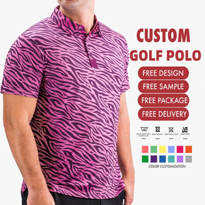 Camiseta de Golf Personalizada Sublimada de Gran Tamaño para Hombre, Tejida, Absorbente de Humedad, con Estampado Clásico de Camuflaje - Product Image 1