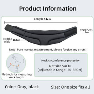 Pelindung Leher serviks pereda nyeri ortopedi, penyangga leher dengan bahan Tomaline untuk bungkus pelindung leher tidur - Product Image 4