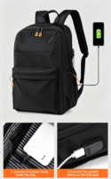 Sac à dos multifonctionnel unisexe étanche grande capacité pour ordinateur portable avec port de chargement USB, personnalisable avec logo – Offre Spéciale
