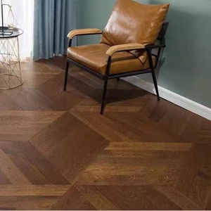 Plancher en bois composite multicouche en chêne <span class=keywords><strong>et</strong></span> noyer noir, à chevrons, adapté aux bébés, <span class=keywords><strong>parquet</strong></span> assemblé <span class=keywords><strong>hexagonal</strong></span> - Product Image 4