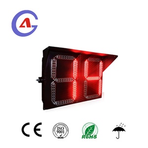 400mm square LED Countdown <b>Timer</b> 2 Digits 3 Colors R+G+Y Traffic <b>Light</b> - Product Image 4