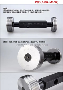 Máy đo <span class=keywords><strong>pin</strong></span> bằng thép không gỉ chất lượng cao với độ chính xác 6h/7h và độ chính xác 0.01mm cho các vòng ren tiêu chuẩn khác nhau và Đồng hồ đo phích cắm - Product Image 4