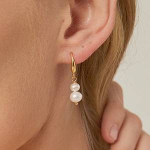 <span class=keywords><strong>Orecchini</strong></span> <span class=keywords><strong>pendenti</strong></span> di <span class=keywords><strong>perle</strong></span> di zircone di fascia alta alla moda, gioielli di fascia alta da donna - Product Image 6