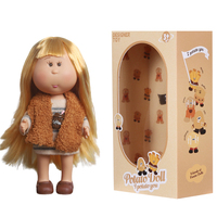 Poupée pomme de terre de 24 cm, kawaii, cheveux blonds longs, poupée à habiller avec boîte cadeau, tenue interchangeable mignonne, jouet pour filles, cadeau d'anniversaire