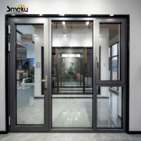 Ventana Abatible Moderna de Aluminio con Rotura de Puente Térmico y Doble Acristalamiento para Ahorro de Energía