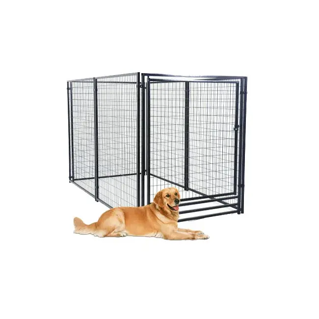 Welded wire mesh panel dog kennel runs carrier