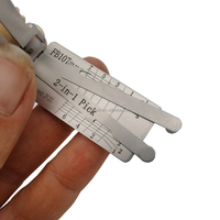 Outils de serrurier originaux Lishi FB107/CL10-V V.2 2-en-1 pour le crochetage de serrures
