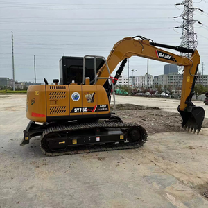 Excavatrice chinoise SY125C Pro de 12 tonnes en bon état, petite pelle sur chenilles, machine de construction, excavatrice de Chine - Product Image 3