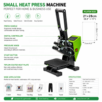 Presse à chaud de haute qualité 12x10 pouces, presse à transfert par sublimation à plat pour t-shirts, vêtements personnalisés et petites entreprises