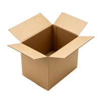 Boîte d'expédition en carton ondulé avec logo personnalisé, 5 plis, boîte à courrier en kraft brun durable, écologique, durable pour l'emballage e-commerce
