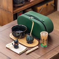 Accessoires Matcha, Ensemble de Thé Matcha 4/10 Pièces, Bol Matcha Maître Japonais, Fouet à Thé, Fouet en Bambou sur Support, Ensemble Matcha OEM