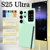 S25 Ultra 5G Akıllı Telefon Android 15 Deca Core 16GB RAM 1TB Depolama Alanı 90Hz HD LED Ekran Çift SIM 108MP Kamera