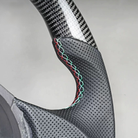 Volant en cuir et fibre de carbone en forme de D à 3 branches pour Gallardo 2003-2013 – Pièce de rechange pour amélioration de supercar