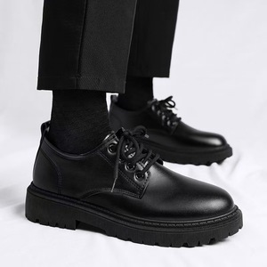 Mocasines de Negocios para Hombre, Parte Superior de PU, Antideslizantes, Elegantes, Zapatos de Oficina, Impermeables, Cómodos, para Todas las Temporadas, Suela Antideslizante - Product Image 1