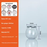 Bouteille Transparente de 500 ML en PET pour Lait Thé, Jetable, en Plastique, avec Couvercle à Tirette, pour Boissons Gazeuses, Pots, Sodas et Bières