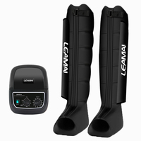 Masseur de jambes portable LEAMAI LM-A à branchement direct avec contrôle de la durée et commande filaire manuelle pour la thérapie de santé des jambes