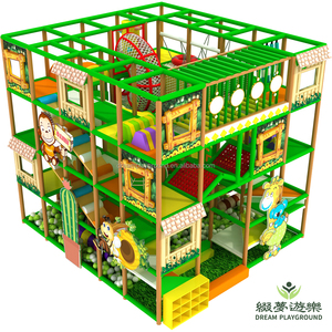 Giấc mơ trẻ em trong nhà phim hoạt hình động vật rừng rừng chủ đề sinh động Zoo chơi lâu đài sân chơi với thiết kế đa dạng cho 6x5.5x5.6m trang web - Product Image 5