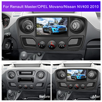 Podofo-Autoradio Android, 4 + 64 Go, 10.1 pouces, Carplay, Android, pour Renault Master, Opel Movano, Nissan, NV400, 2010 IPS, DSP, stock EU