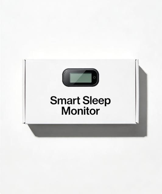 Smart Sleep Monitor Non-Contact Sleep Tracker Heart Rate Breathing Monitoring USB Powered IP68 Waterproof Wi-Fi Connected for