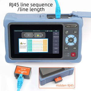 Reflectómetro de fibra óptica 12 en 1, pantalla táctil VFL OLS RJ45 OPM, probador de Cable Ethernet, mapa de eventos - Product Image 5