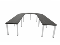 Système de bureau modulaire contractuel, table de réunion en bois extensible pour bureau, salle de formation, projet OEM