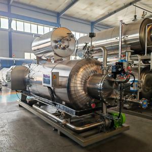 <span class=keywords><strong>Autoclave</strong></span> à pulvérisation d'eau ZLPH CE ASME pour usine alimentaire, stérilisateur de produits laitiers SUS304, machine de retorte - Product Image 3