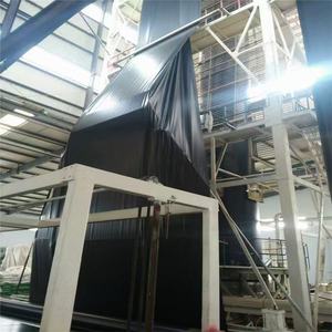 HDPE Geomembrana 1,5mm Dam Liner Biodigestores Camarón Estanque Liner Tanque Película Negro HDpe Membrana Biogás Biodigestor Sistema Hojas - Product Image 3