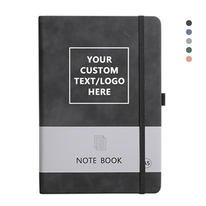 A5 Leather Personalized Diary <b>Journal</b> Custom Promotion Gift Hardcover Customizable - Product Image 1