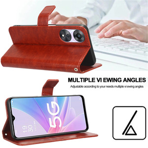 Fundas para Teléfono Tecno Spark 30C 4G KL6 con Ranura para Tarjetas Integrada, de Cuero PU, Impermeables, Magnéticas, con Correa de Mano de Color Personalizado - Product Image 4