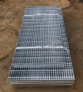 Grille de plancher en acier galvanisé sur mesure, en acier inoxydable, avec design ondulé, plaque en acier grillagé - Product Image 2