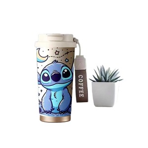 Lily Valley Cách Nhiệt Đôi Uống Công Suất Cao Thép Không Gỉ Chân Không Cốc Phim Hoạt Hình Khâu Thiết Kế Cho Nam Giới Phụ Nữ Sinh Viên - Product Image 5