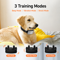 Collier anti-aboiement pour chien, en plastique, étanche IPX5, rechargeable, collier d'entraînement automatique pour chiens de petite, moyenne et grande taille