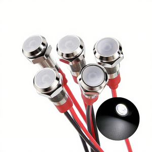 6mm <strong>LED</strong> Metal <strong>Indicator</strong> <strong>Light</strong> for Industrial Control Panels and Cabinets IP65 Rated Status &amp; Power Signal Lamp - Product Image 1