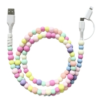 Mode luxe téléphone portable iphone câble de charge rapide type-c vente en gros